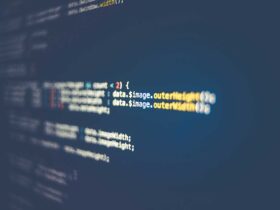 visualizzazione codice di programmazione