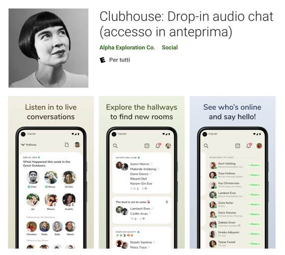 Clubhouse su Android