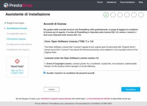 Processo Installazione PrestaShop 2
